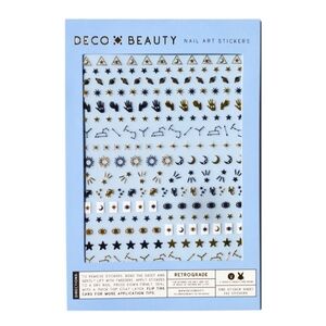 DECO BEAUTY Nail Art Sticker Set ~ RETROGRADE ~ NWT